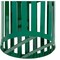 Global Industrial Round Outdoor Can, Green, Steel 260804GN - alternate 7